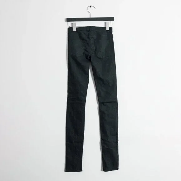 Helmut Lang Leather Front Pants - Picture 4 of 5